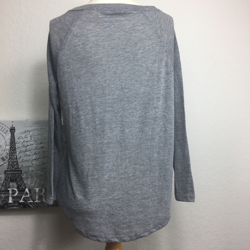 Aeropostale Cozy Top, Grey, YLg - Picture 2 of 9